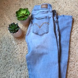 Levi’s- Skinny Light-Wash Skinny Jeans